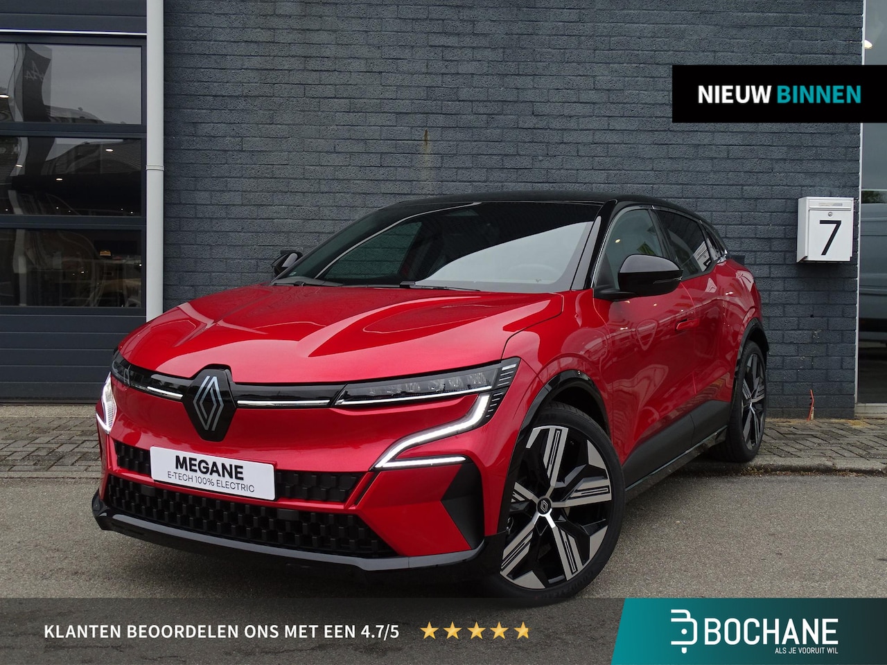 Renault Mégane E-Tech - comfort range Business Edition 60 kWh NU 5 JAAR GARANTIE! / TWO-TONE METALLIC / APPLE CARP - AutoWereld.nl