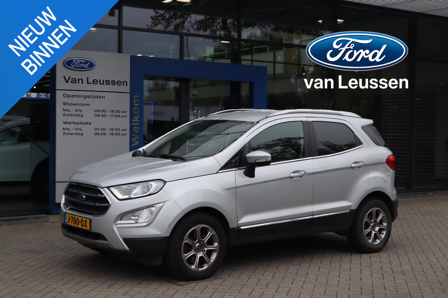 Ford EcoSport - 125PK TITANIUM AUTOMAAT WINTERPACK 17"LMV LEDER ALL-SEASON CAMERA P-SENSOREN PRIVACY-GLASS - AutoWereld.nl