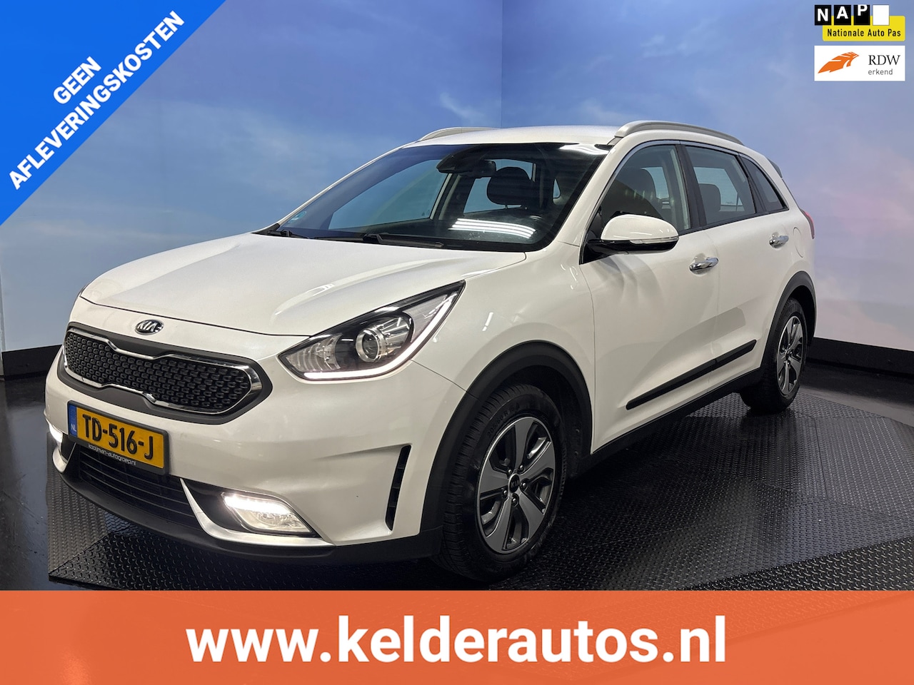 Kia Niro - 1.6 GDi Hybrid DynamicLine Navi |Clima | Cruise | PDC - AutoWereld.nl