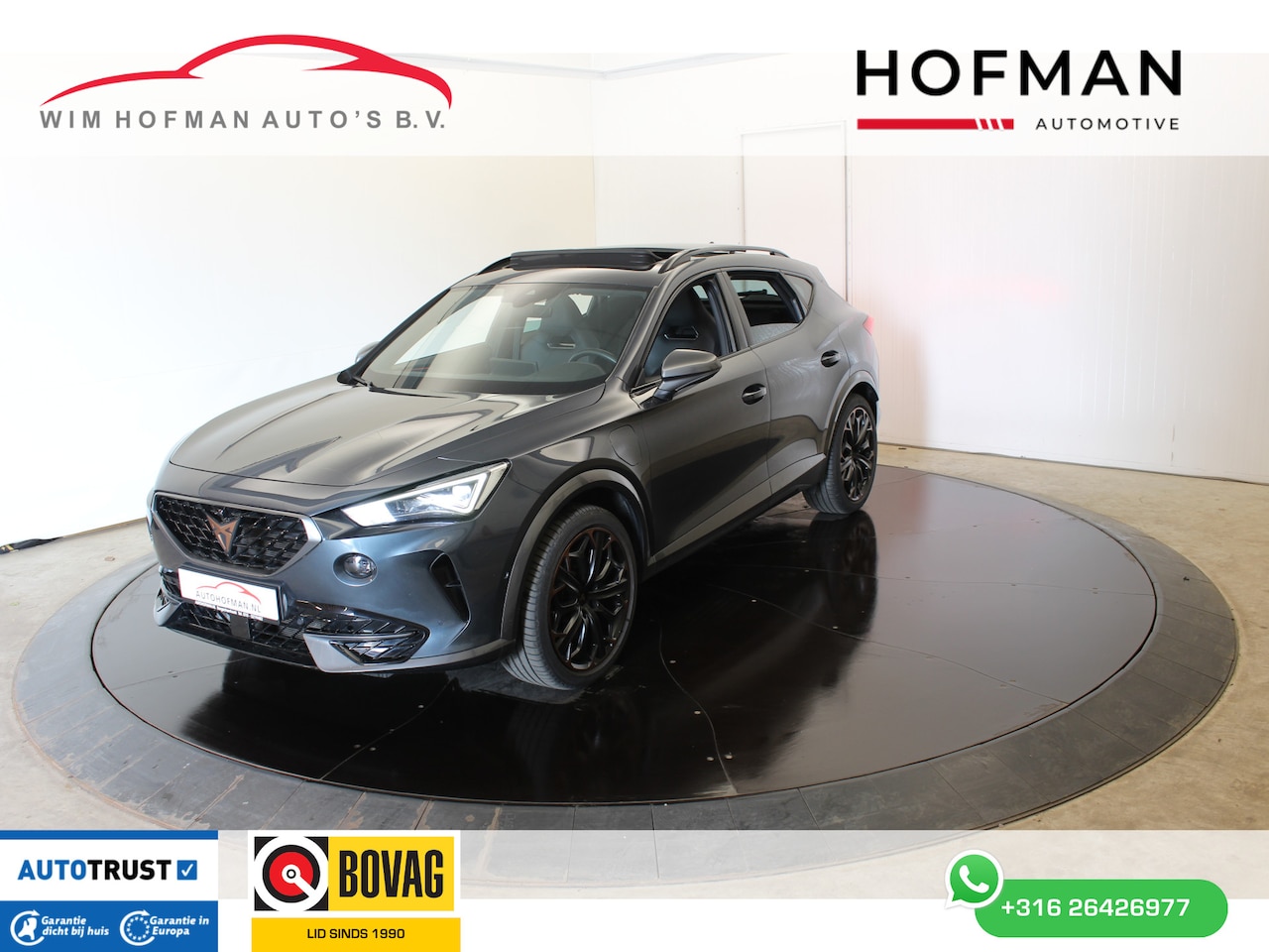 CUPRA Formentor - 1.4 e-Hybrid VZ 245PK el Trekh+aKlep 360º Cam Pano Vol Leder mem Seat Copper Edition - AutoWereld.nl