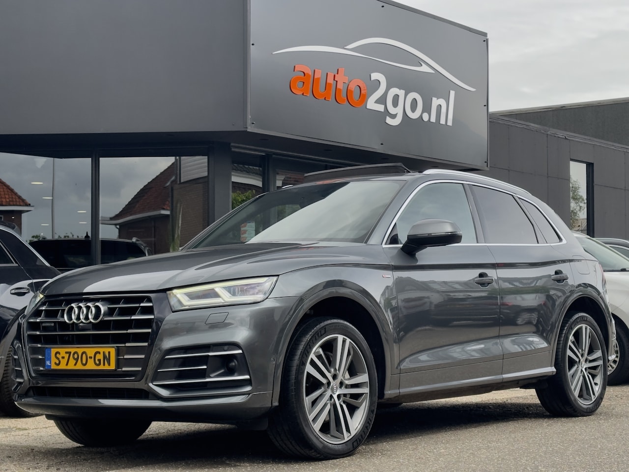 Audi Q5 - 55 TFSI e AUT7 QUATTRO COMPETITION PANODAK DESIGNO-LEDER NAVI CAMERA DIGI-DASH APPLE-CARPL - AutoWereld.nl