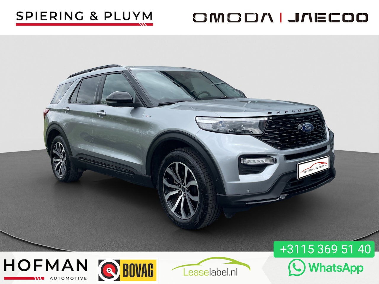 Ford Explorer - 3.0 V6 EcoBoost PHEV ST-Line 7-zitter | Dodehoek | Leder | Winter | Pano/schuif - AutoWereld.nl