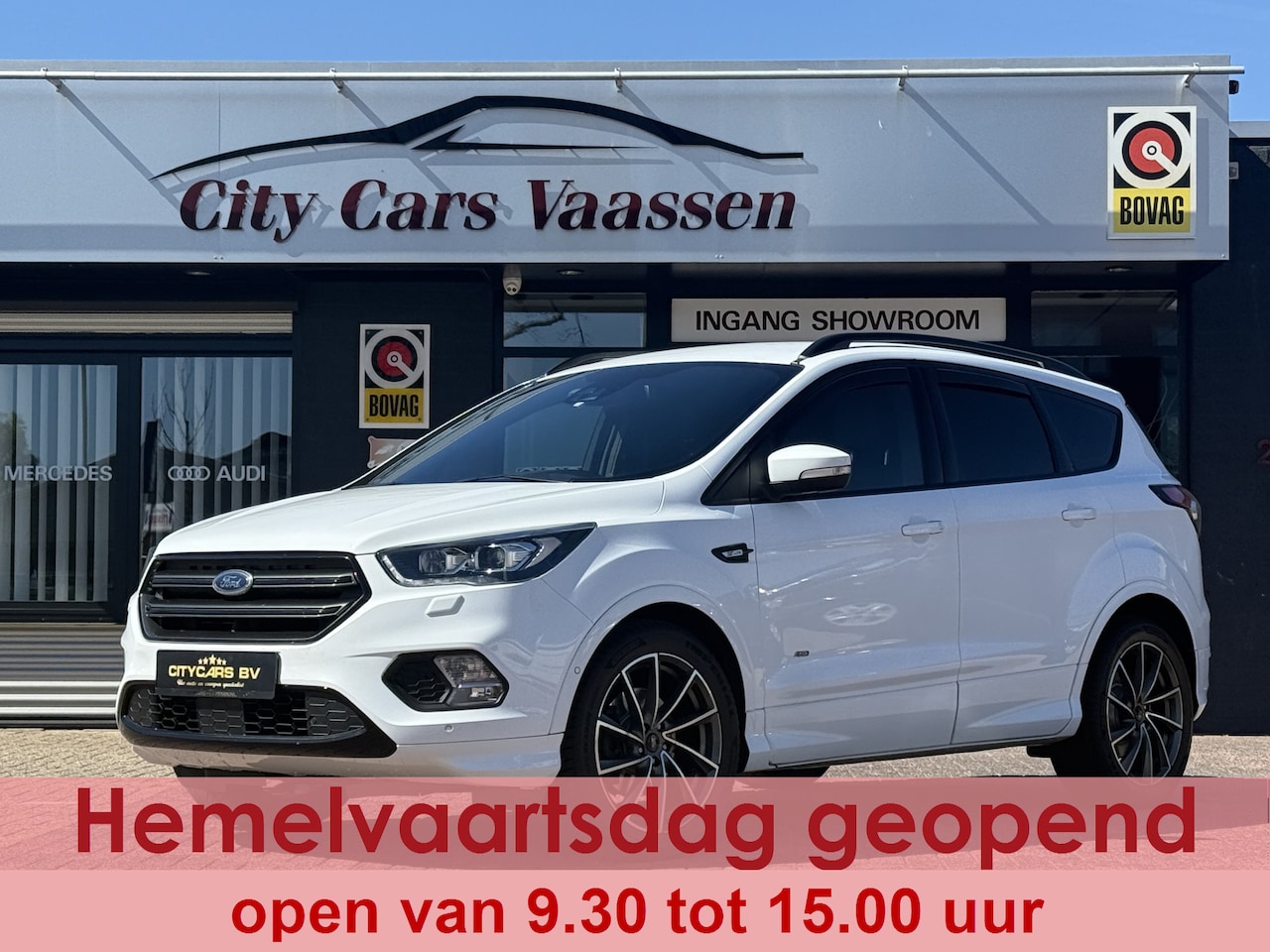 Ford Kuga - 2.0 ST-Line automaat 4x4 243 pk Apple carplay camera climate ctr cruise ctr elktr trekhaak - AutoWereld.nl