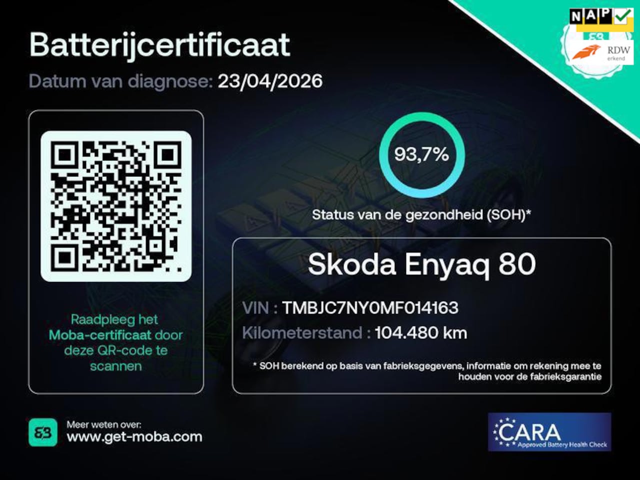 Skoda Enyaq iV - 80 SOH 94% Warmtepomp 1e EIG Rijklaarprijs! - AutoWereld.nl