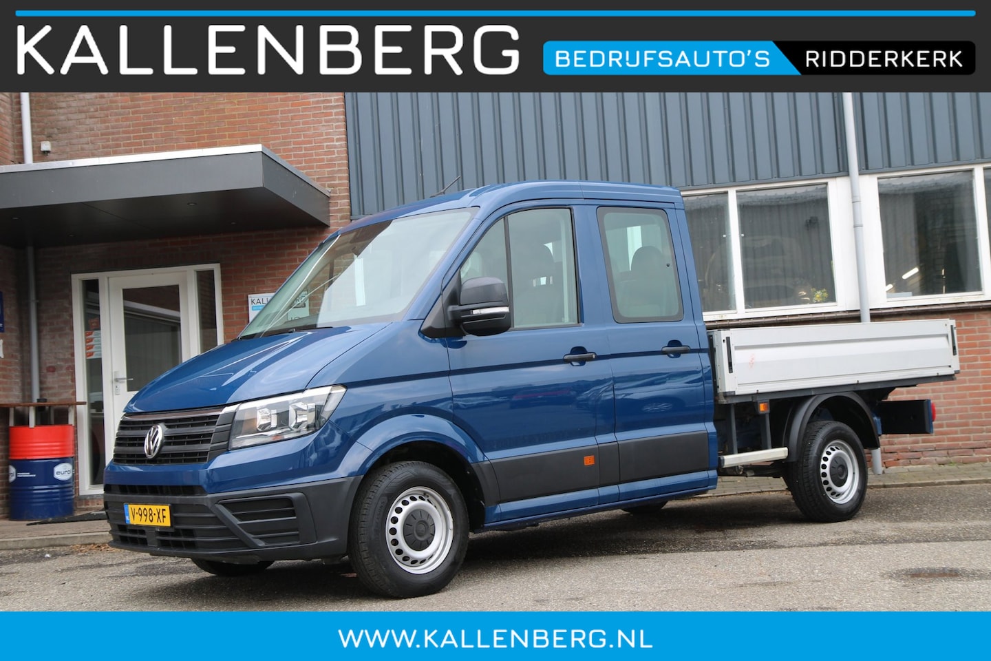 Volkswagen Crafter - 35 2.0 TDI H2 DC / Pick up / open laadbak / 5 pers / Trekhaak - AutoWereld.nl