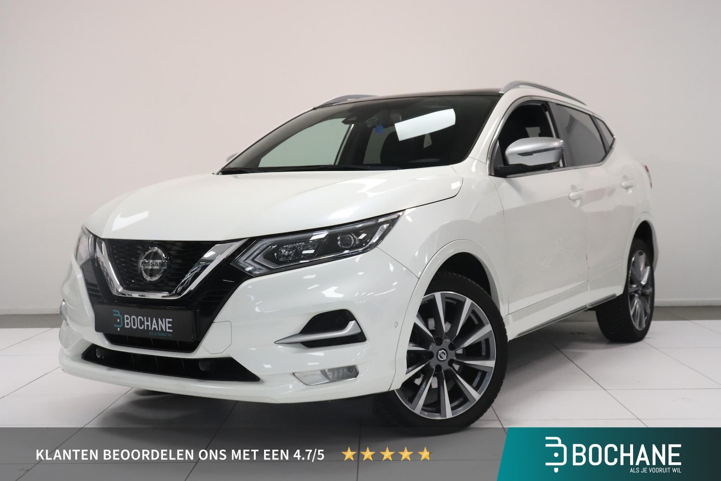 Nissan Qashqai - 1.3 DIG-T Tekna + | Panoramadak | 360° Camera | 19"Lichtmetaal | Adaptieve cruise | BOSE a - AutoWereld.nl