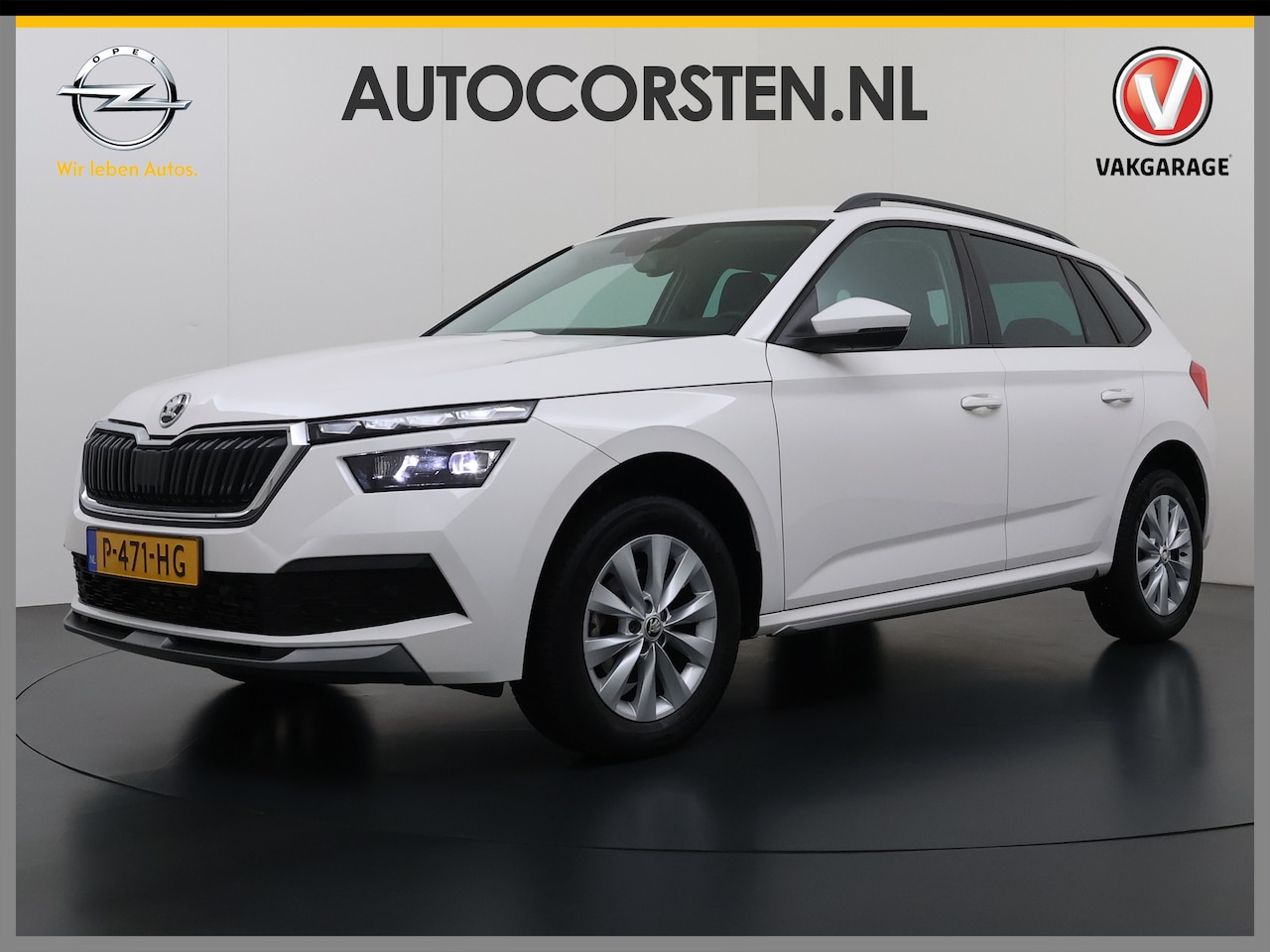 Skoda Kamiq - 1.0TSI 1/2 Leder Elek.Stoel+Verwarmd Apple Camera Android Auto Navi Ecc Camera Cruise Cont - AutoWereld.nl