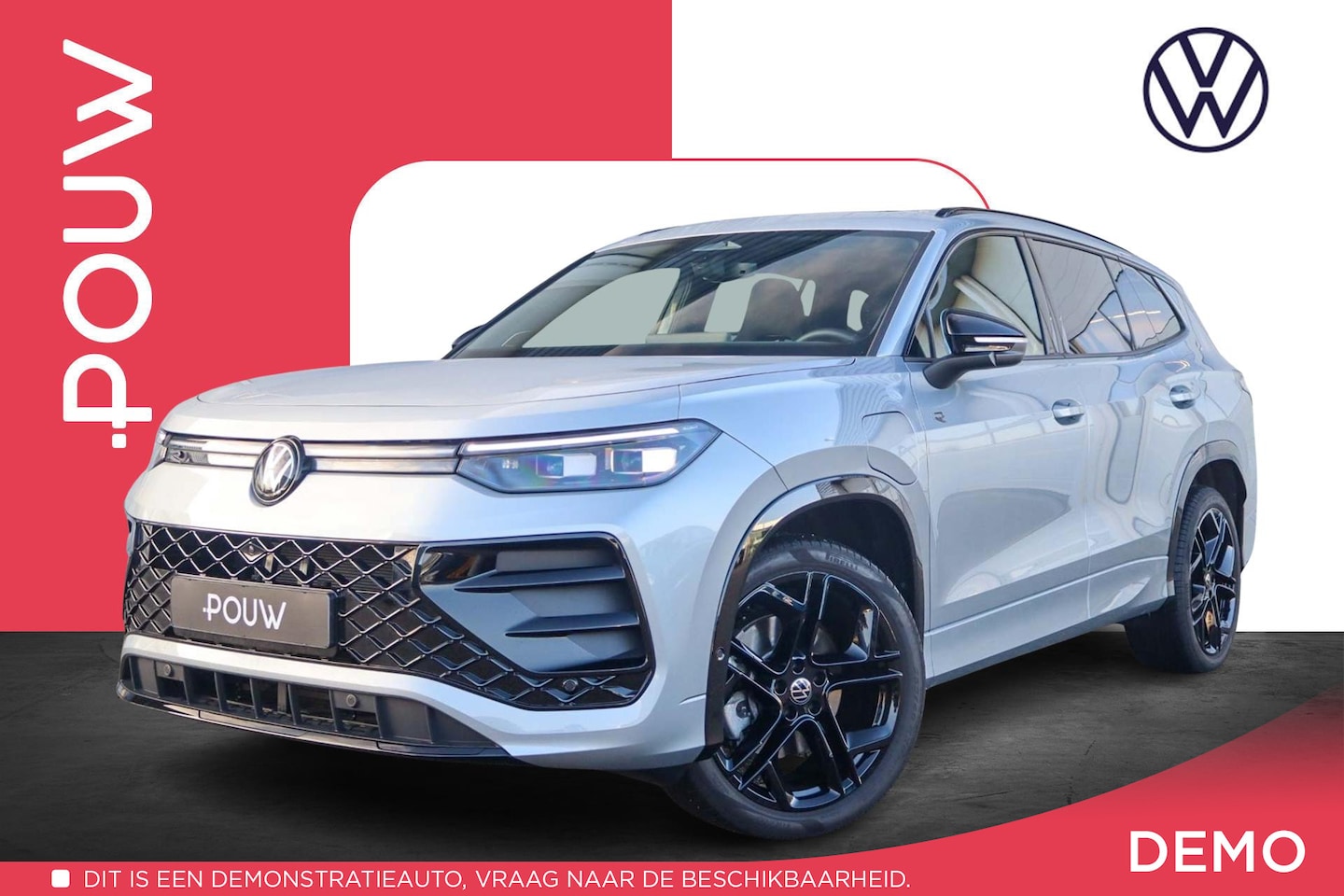 Volkswagen Tayron - 1.5 eHybrid 204pk R-Line Edition | Trekhaak Wegklapbaar | Black Style | Head-up - AutoWereld.nl