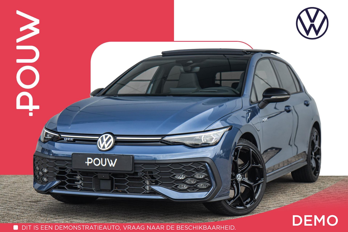Volkswagen Golf - GTE 1.5 eHybrid 272pk DSG Panoramadak | Matrix LED | Black Style | 360 Camera | Head-up Di - AutoWereld.nl