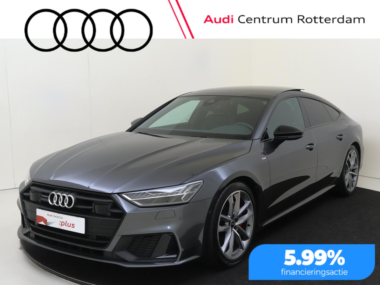 Audi A7 Sportback - 55 TFSI e quattro Pro Line S Competition | Panoramadak | Parkeerassistent | Adaptieve crui - AutoWereld.nl
