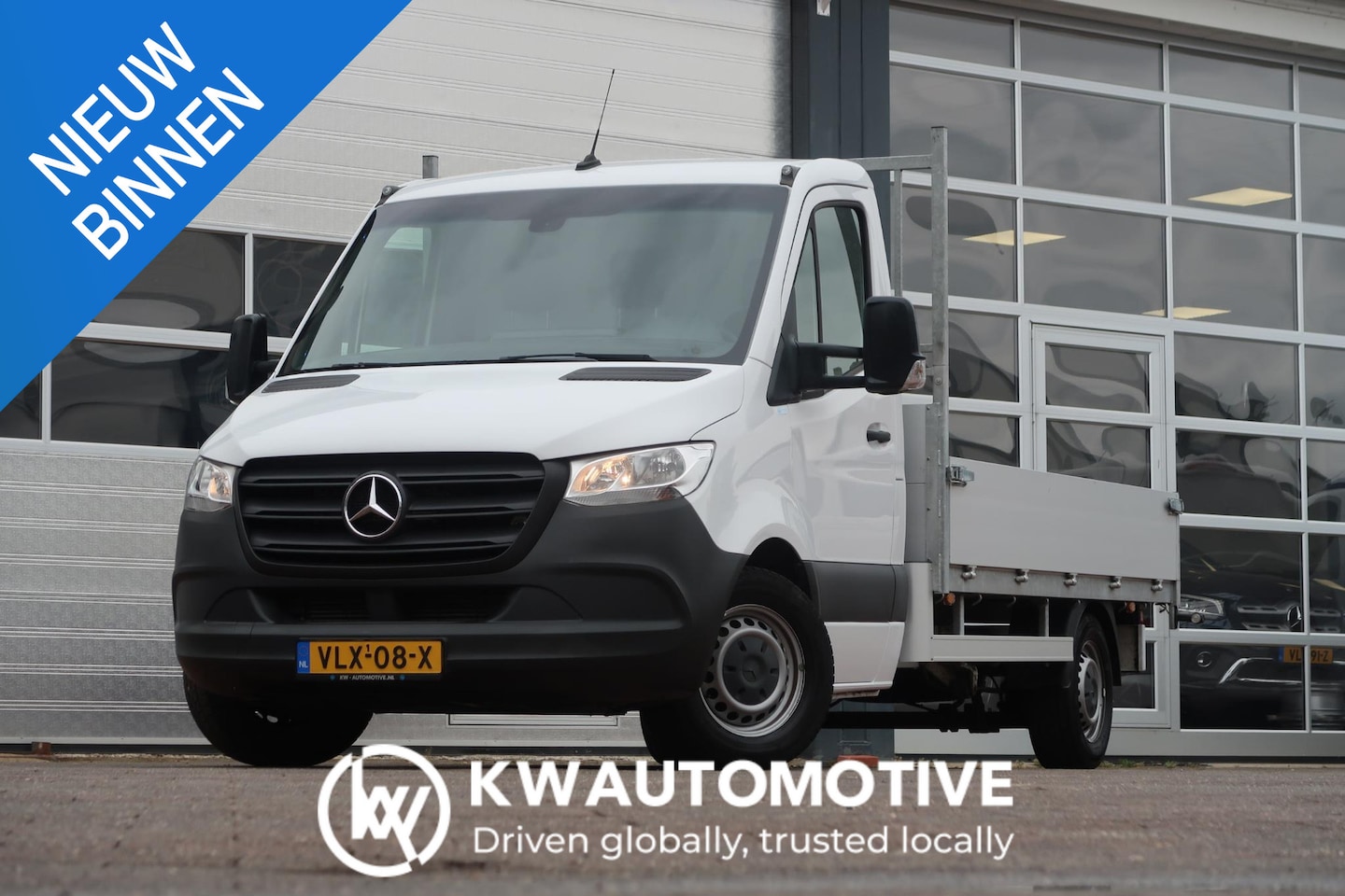 Mercedes-Benz Sprinter - 314 2.2 CDI L2 AUT/ CAMERA/ OPEN LAADBAK/ CLIMA/ TREKHAAK - AutoWereld.nl