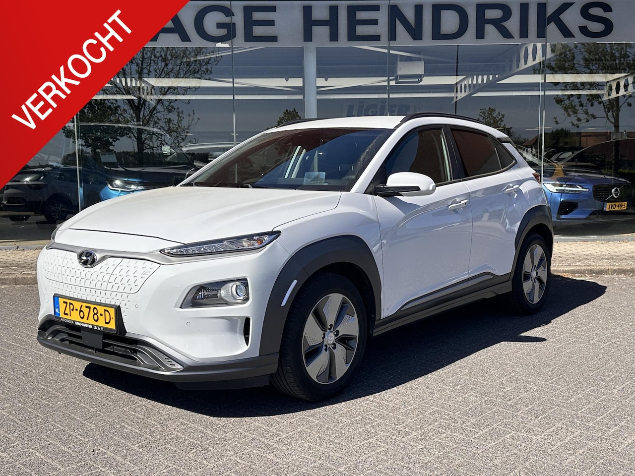 Hyundai Kona Electric - EV Premium 64 kWh | SOH: 96,8% | Leder | LED | Camera | Blindspot | Lage km-stand! | - AutoWereld.nl