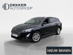 Ford Focus Wagon - 1.0 EcoBoost Hybrid 125 pk Titanium X Navigatie - Apple Carplay/ Android Auto - Camera - D