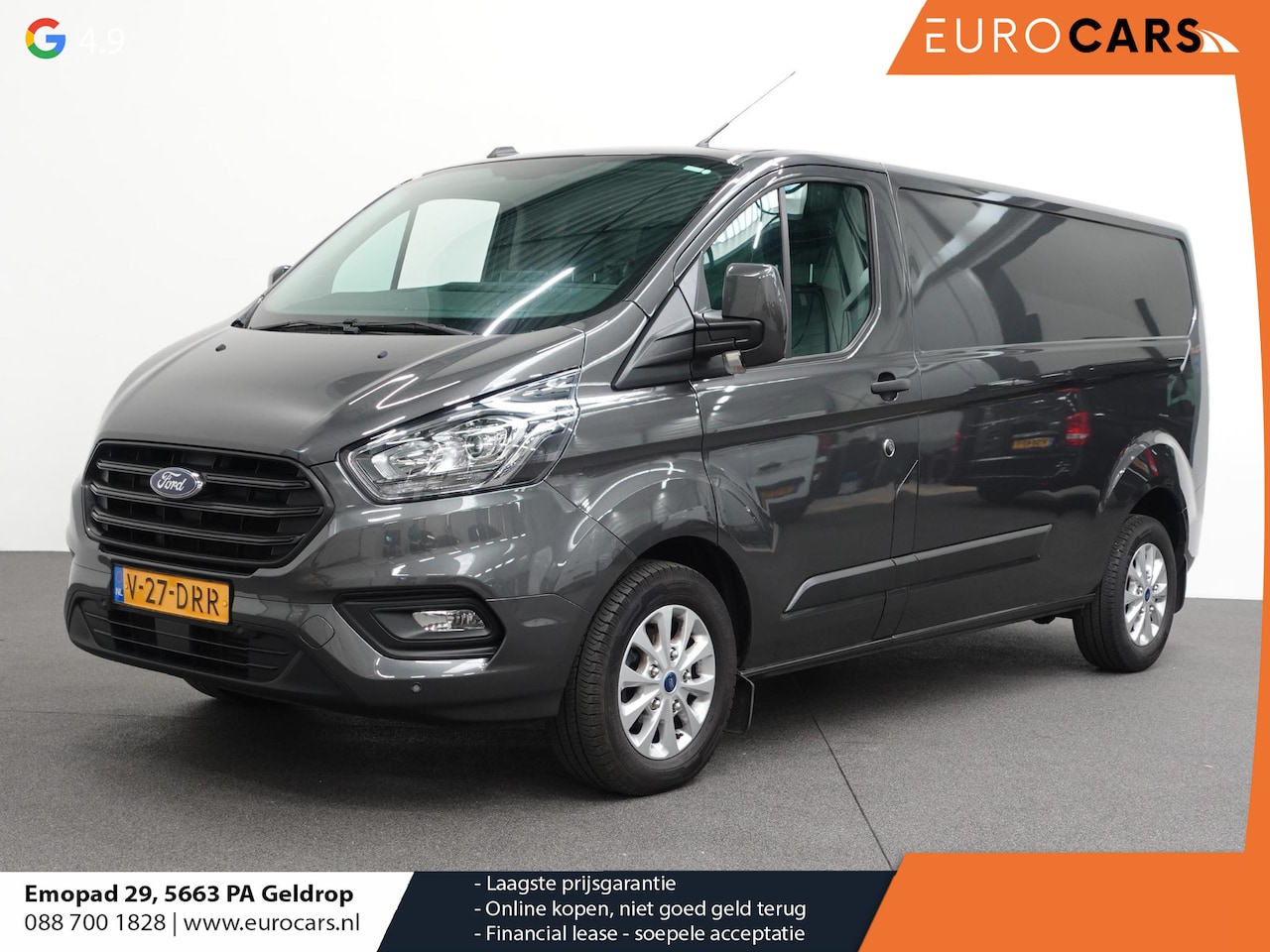 Ford Transit Custom - 300 2.0 TDCI 130pk L2H1 Trend Automaat Airco Navigatie Cruisecontrol Camera Parkeersensore - AutoWereld.nl
