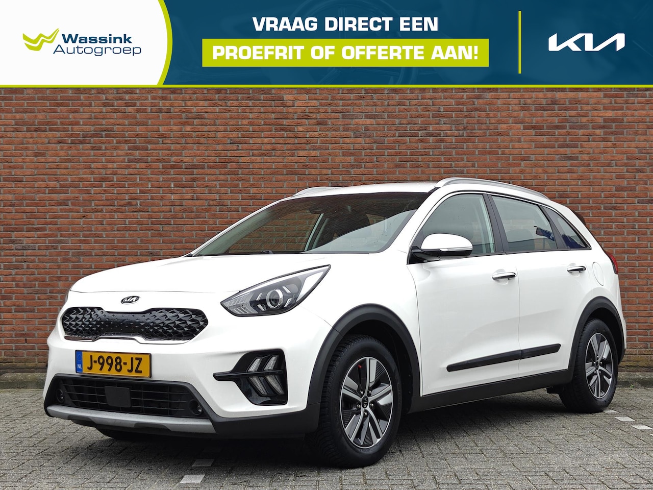 Kia Niro - 1.6 GDi Hybrid DynamicLine | Navigatie | Climate Control | Camera Achter | Sensoren Achter - AutoWereld.nl