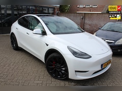 Tesla Model Y - Performance AWD 75 kWh SOH 92, 2 % WIT LEER / 21"LMV / INCL. BTW