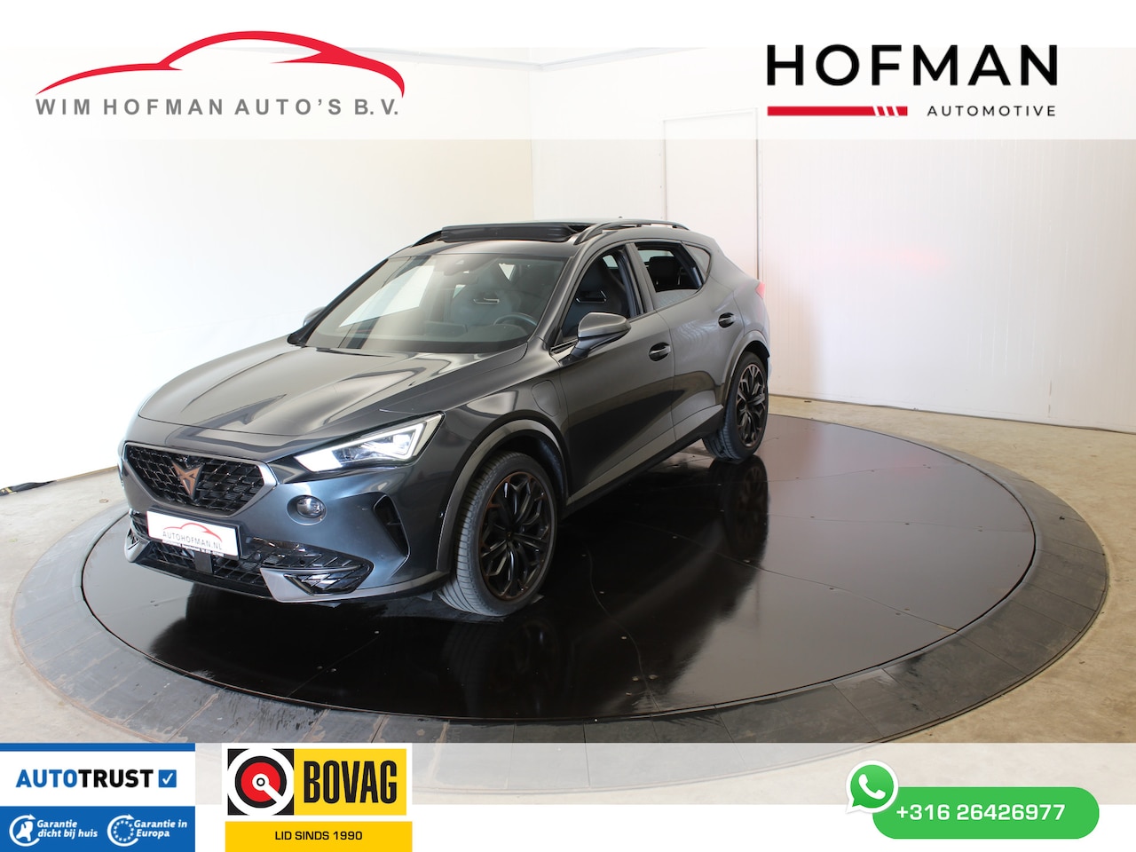 CUPRA Formentor - 1.4 e-Hybrid VZ Copper Edition 100% SOH El Trekh+aKlep 360º Cam Pano Vol Leder mem Seat Co - AutoWereld.nl