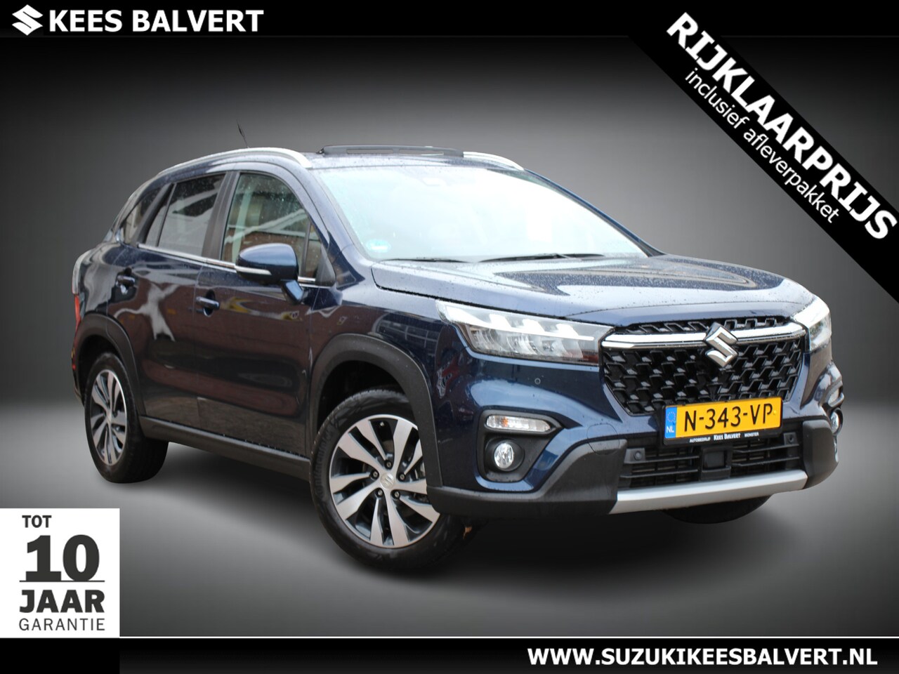 Suzuki S-Cross - 1.4 Boosterjet Style Hybrid | Trekhaak | Opendak | 1.500kg trekgewicht! | - AutoWereld.nl