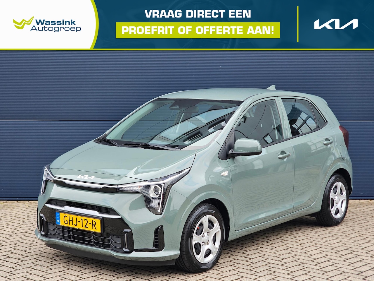Kia Picanto - 1.0 DPI DynamicLine | Navigatie | Airco | Cruise control | - AutoWereld.nl