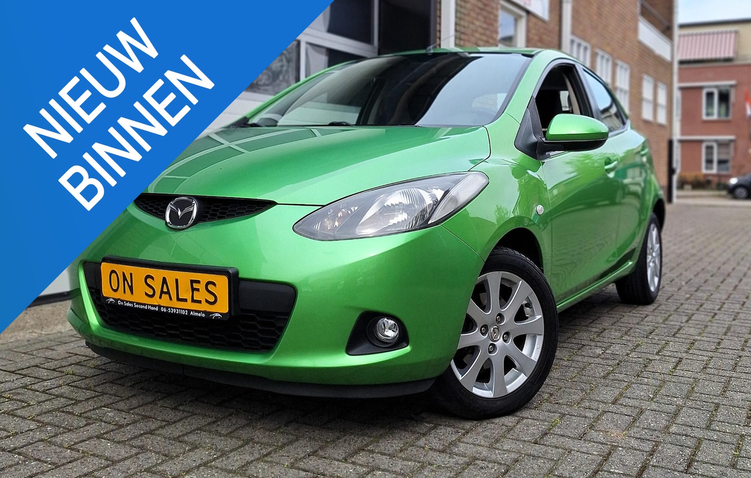 Mazda 2 - 1.3 TS Spirited Green Metaal Airco 5 deurs Nw Aok - AutoWereld.nl