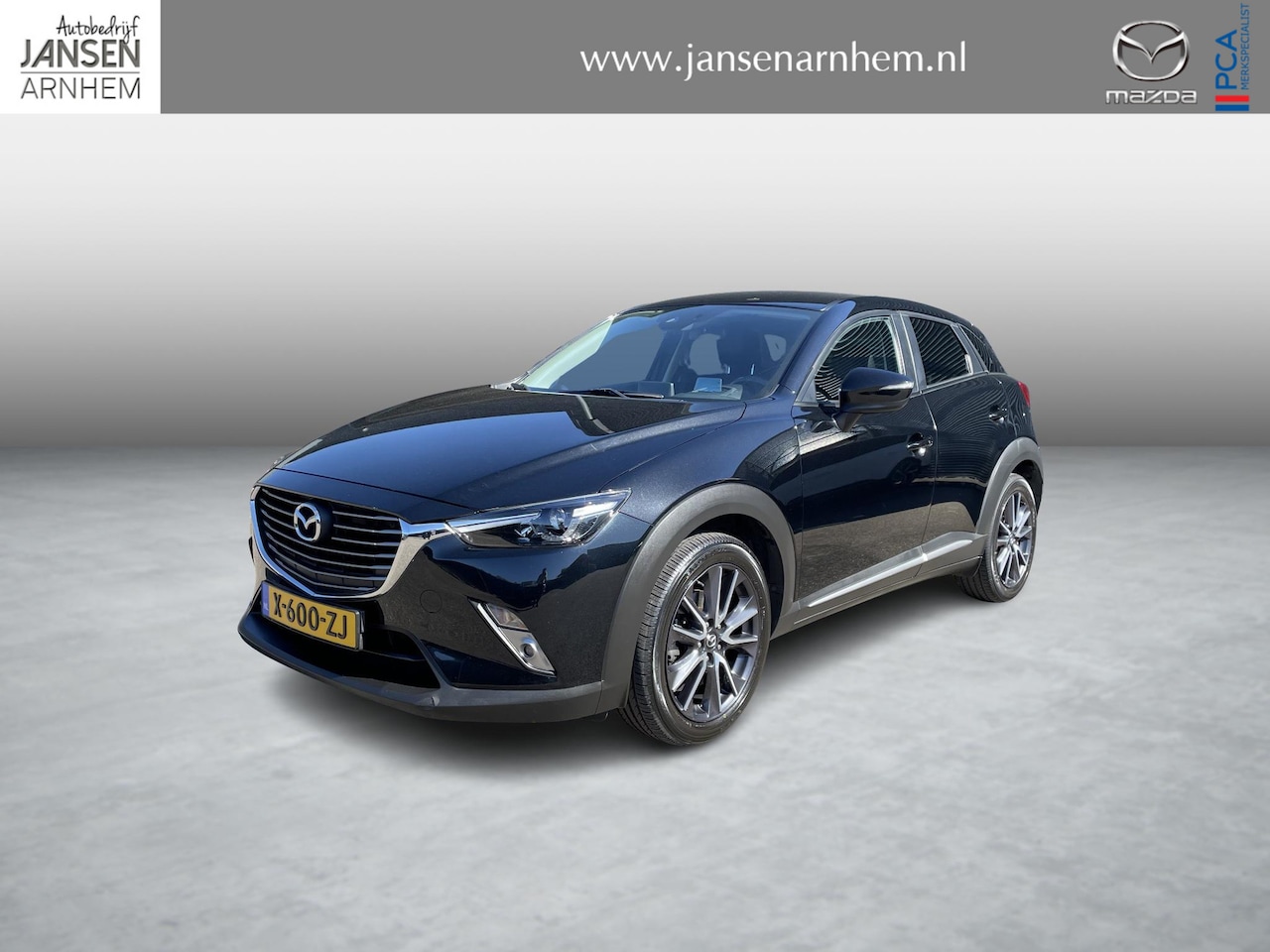 Mazda CX-3 - 2.0 SkyActiv-G 120 TS+ 2.0 SkyActiv-G 120 TS+ , Automaat, Trekhaak, Half Leder, Camera, Cruise, Clima, Navi, Stoe - AutoWereld.nl