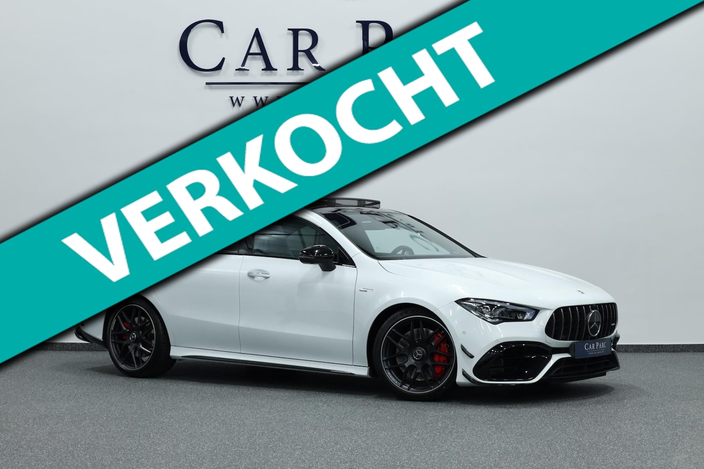 Mercedes-Benz CLA-Klasse - AMG 45 BTW/MULTIBEAM/VIRTUAL/SFEER/KUIP+MEMORY/19" LMV/CAM/ACC/ECC/12 MND GARANTIE - AutoWereld.nl