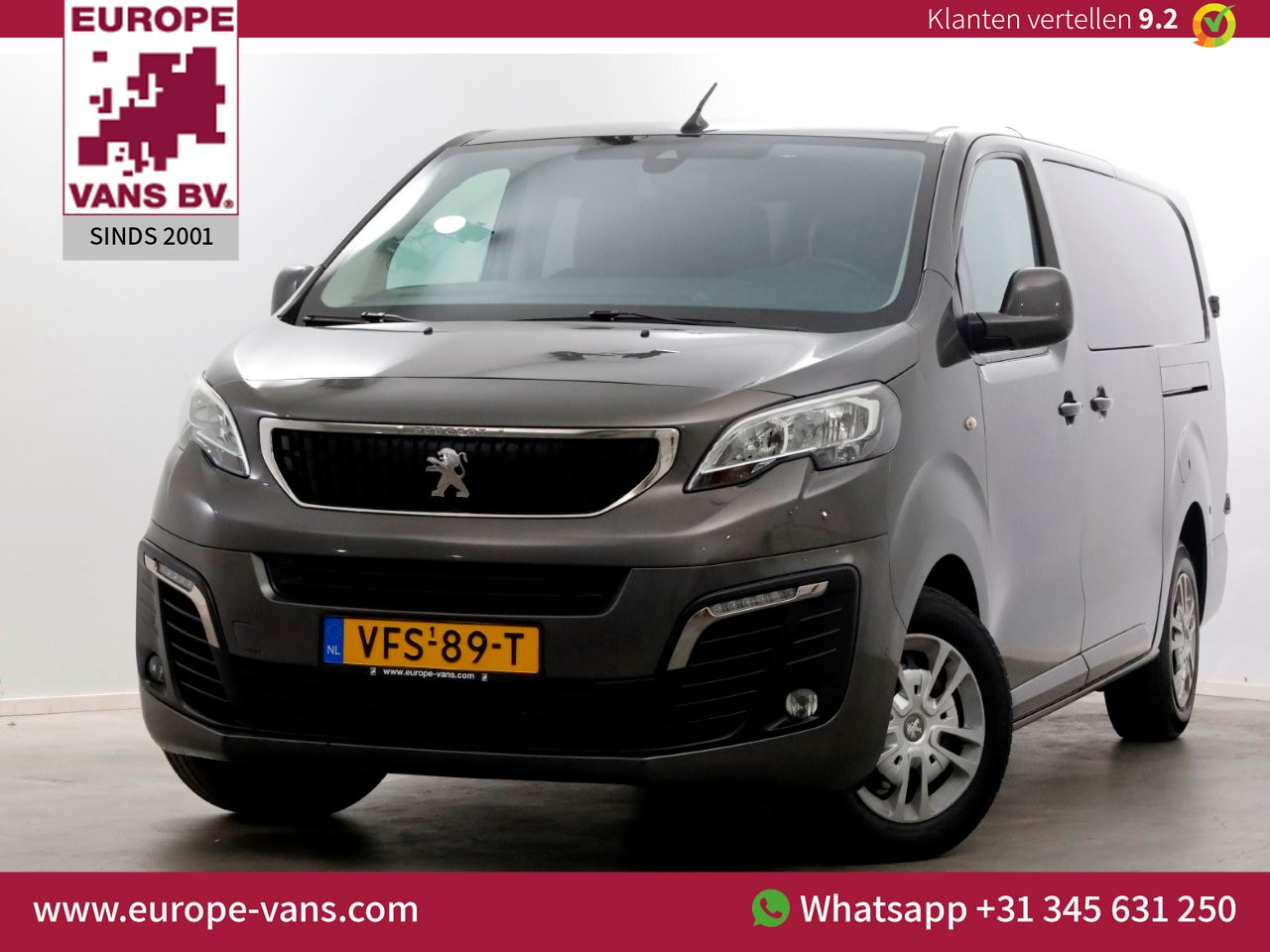 Peugeot Expert - 2.0 BlueHDI 180pk Automaat Lang D.C. Navi/Camera/2x Schuifdeur 03-2020 - AutoWereld.nl