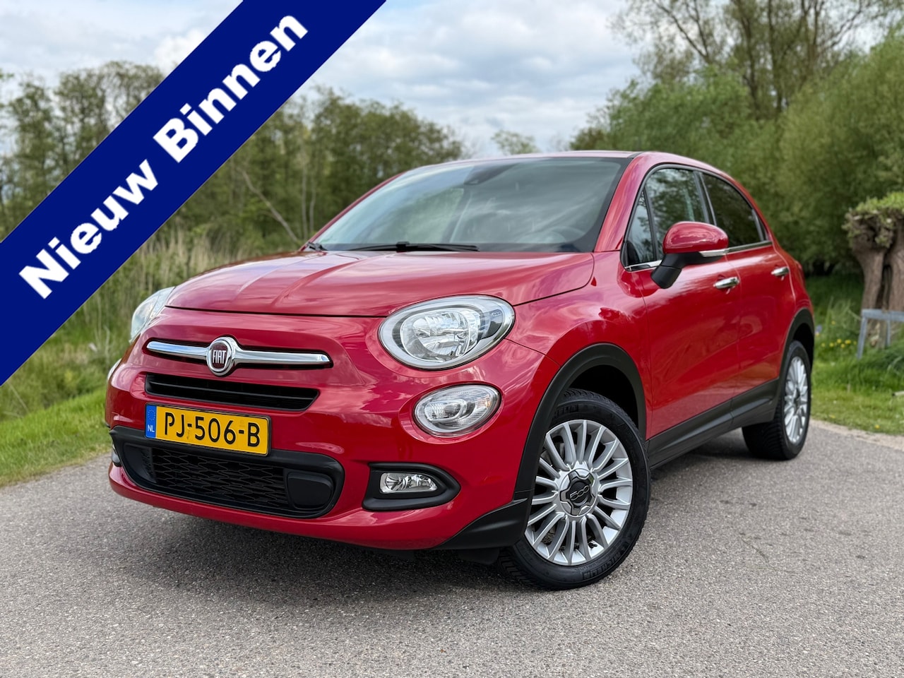 Fiat 500 X - 1.4 Turbo MultiAir Lounge / Automaat / Navigatie / Camera / Leder / LM Velgen / Climate Co - AutoWereld.nl