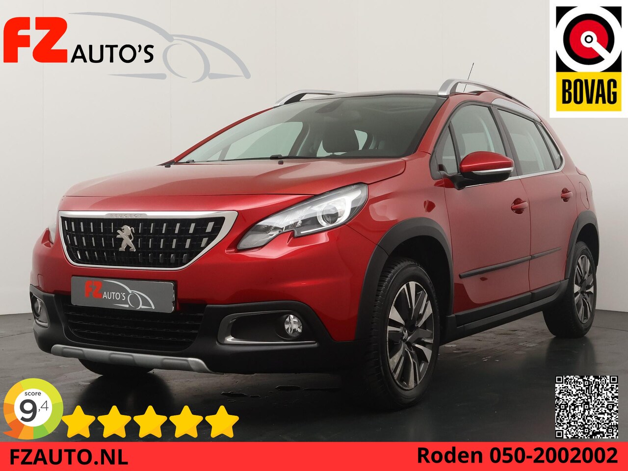 Peugeot 2008 - 1.2 PureTech Allure Automaat - Navigatie - Half lederen bekleding - Climate Control - AutoWereld.nl