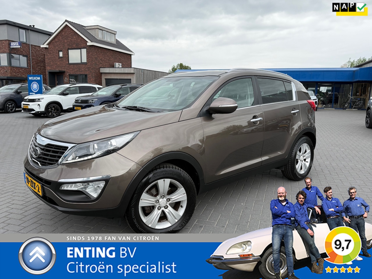 Kia Sportage - 2.0 X-ECUTIVE PLUS PACK AUTOMAAT TREKHAAK 4X NIEUWE ALL SEASONS - AutoWereld.nl