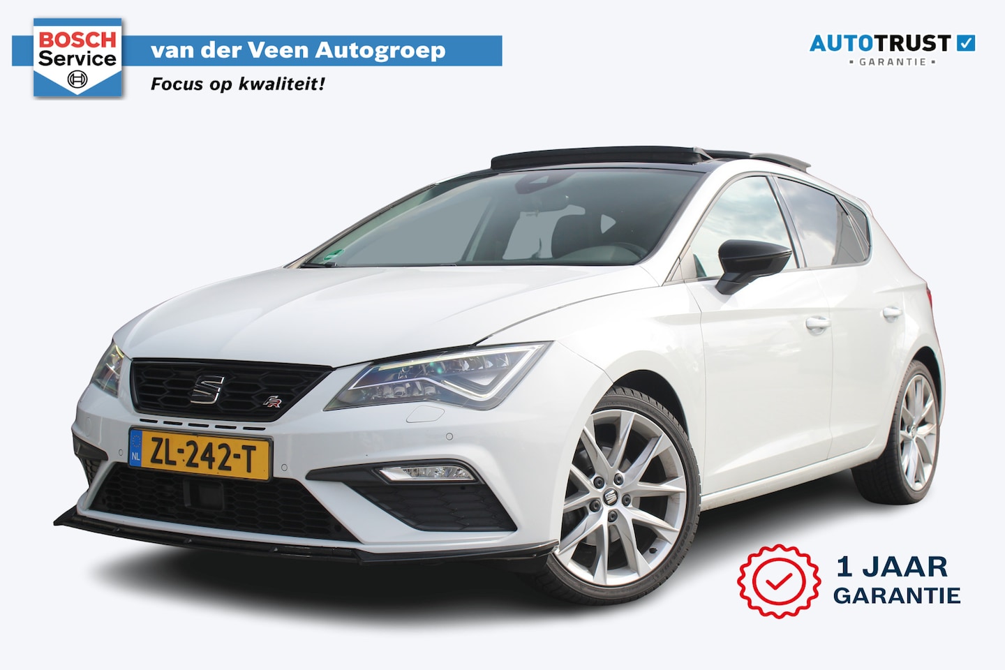 SEAT Leon - 1.5 TSI FR Business Intense 185pk | Incl. 12 maanden garantie | Stage 1 tune | Schuif/kant - AutoWereld.nl