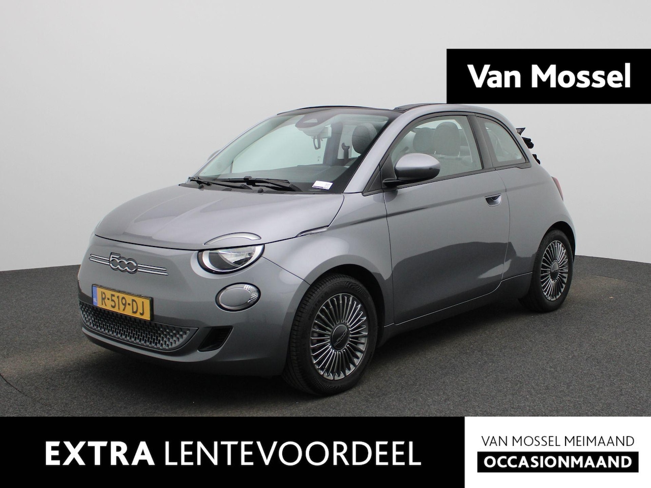 Fiat 500 C - Icon 42 kWh | Apple/Android Play | Cruise | DAB | Keyless | LED | Navi | Virtual Cockpit | - AutoWereld.nl