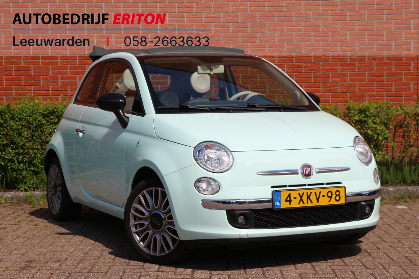 Fiat 500 C - 0.9 TwinAir Turbo Cult | Cabrio! | Speciale kleur! | Luxe! | Leder | PDC | Climate control - AutoWereld.nl