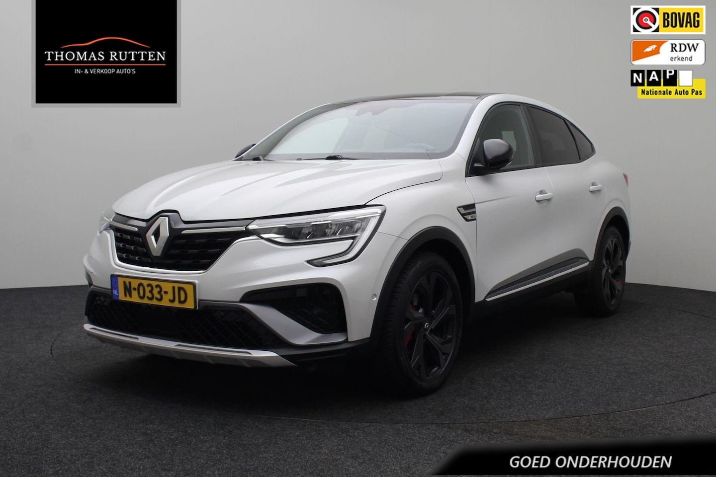Renault Arkana - 1.6 E-Tech Hybrid 145 R.S. Line 2021 | Navigatie | Cruise Control Adaptief | Verwarmde Voo - AutoWereld.nl