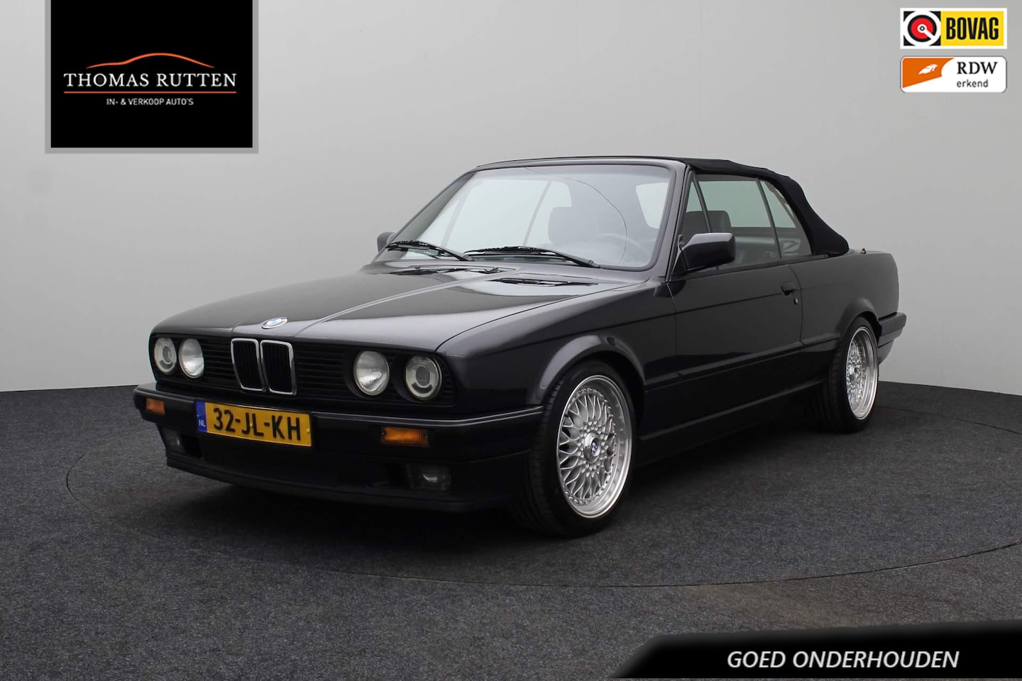 BMW 3-serie Cabrio - E30 320i BMW 3-serie Cabrio 320i 1991 | Automaat | Volledige Documentatie | Goed Onderhoud - AutoWereld.nl