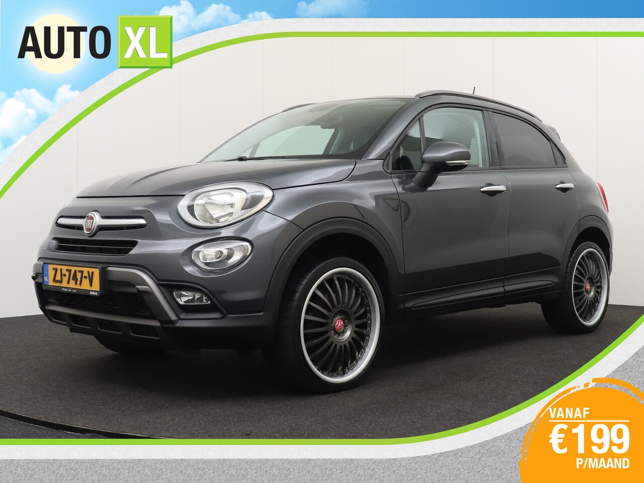Fiat 500 X Cross - 1.4 170PK Aut Turbo 4x4 Camera Climate Stuur+Stoelverw. - AutoWereld.nl