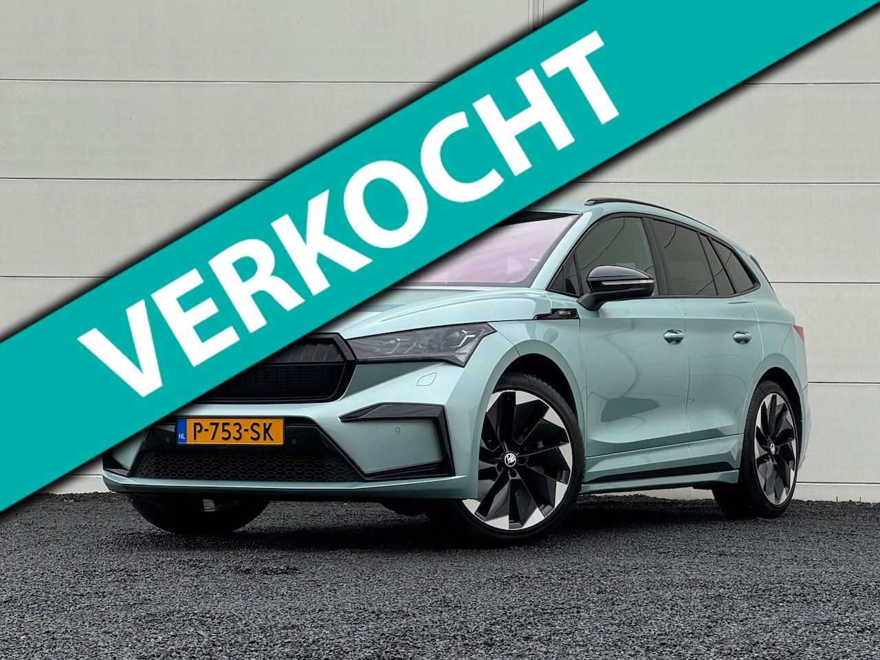 Skoda Enyaq iV - 80 Sportline Org NL Keyless Camera SOH 97% Sportonderstel Lane assist Dodehoek detectie St - AutoWereld.nl