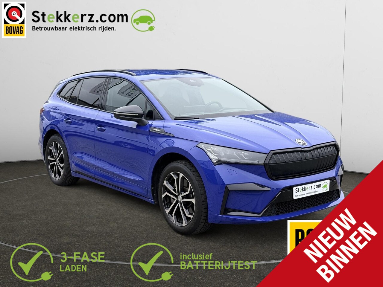 Skoda Enyaq iV - 80 Sportline | All-in prijs incl. 12 mnd BOVAG | SOH 95% | Zeer complete uitrusting - AutoWereld.nl