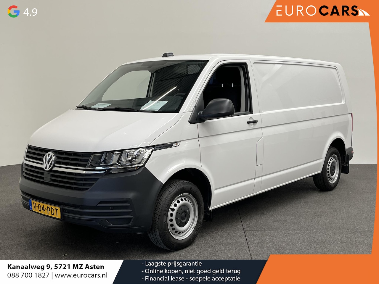 Volkswagen Transporter - 2.0 TDI L2H1 150PK Automaat Airco Cruise Control Apple Carplay Verwarmbare stoel en voorui - AutoWereld.nl