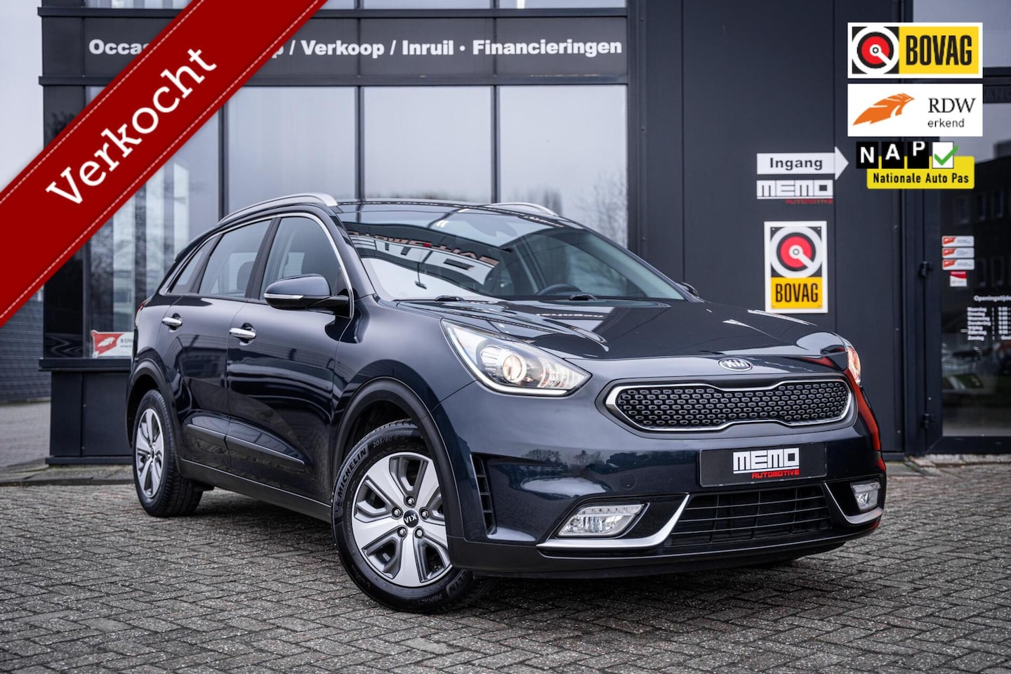 Kia Niro - 1.6 GDi Hybrid DynamicLine*CARPLAY*CAMERA*NAVI*NAP* - AutoWereld.nl