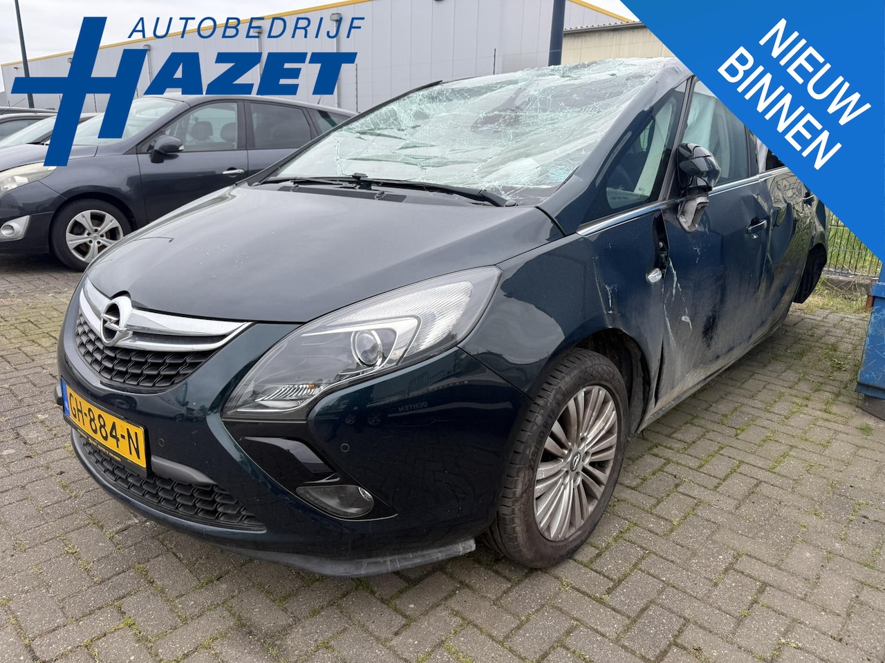 Opel Zafira Tourer - 1.4T 140 PK 7-PERS. SCHADE AUTO - MOTOR LOOPT | INCL. € 999,- REST BPM | GEEN WOK - AutoWereld.nl