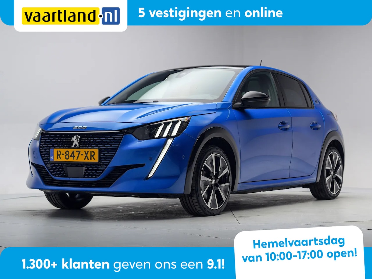 Peugeot e-208 - GT Line 50kWh 3 fase [ Panorama Clima / Ecc Navi Apple / Android LED Leder/Alcantara ] - AutoWereld.nl
