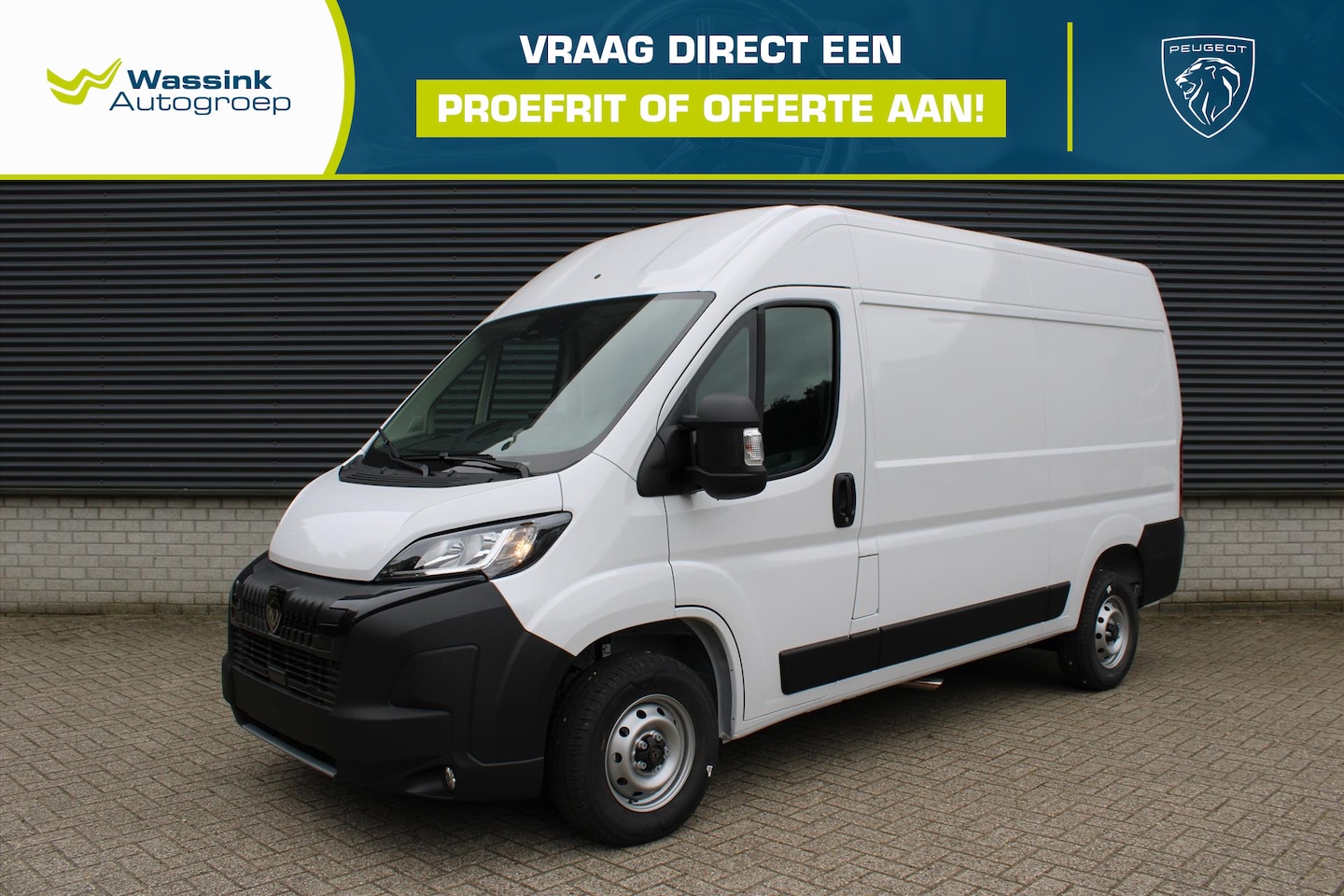 Peugeot Boxer - Zwaar 2.2 HDi 140PK L2H2 3,5T I Trekhaak 3000 kg trekgewicht I Pack Techno Plus I Verzwaar - AutoWereld.nl