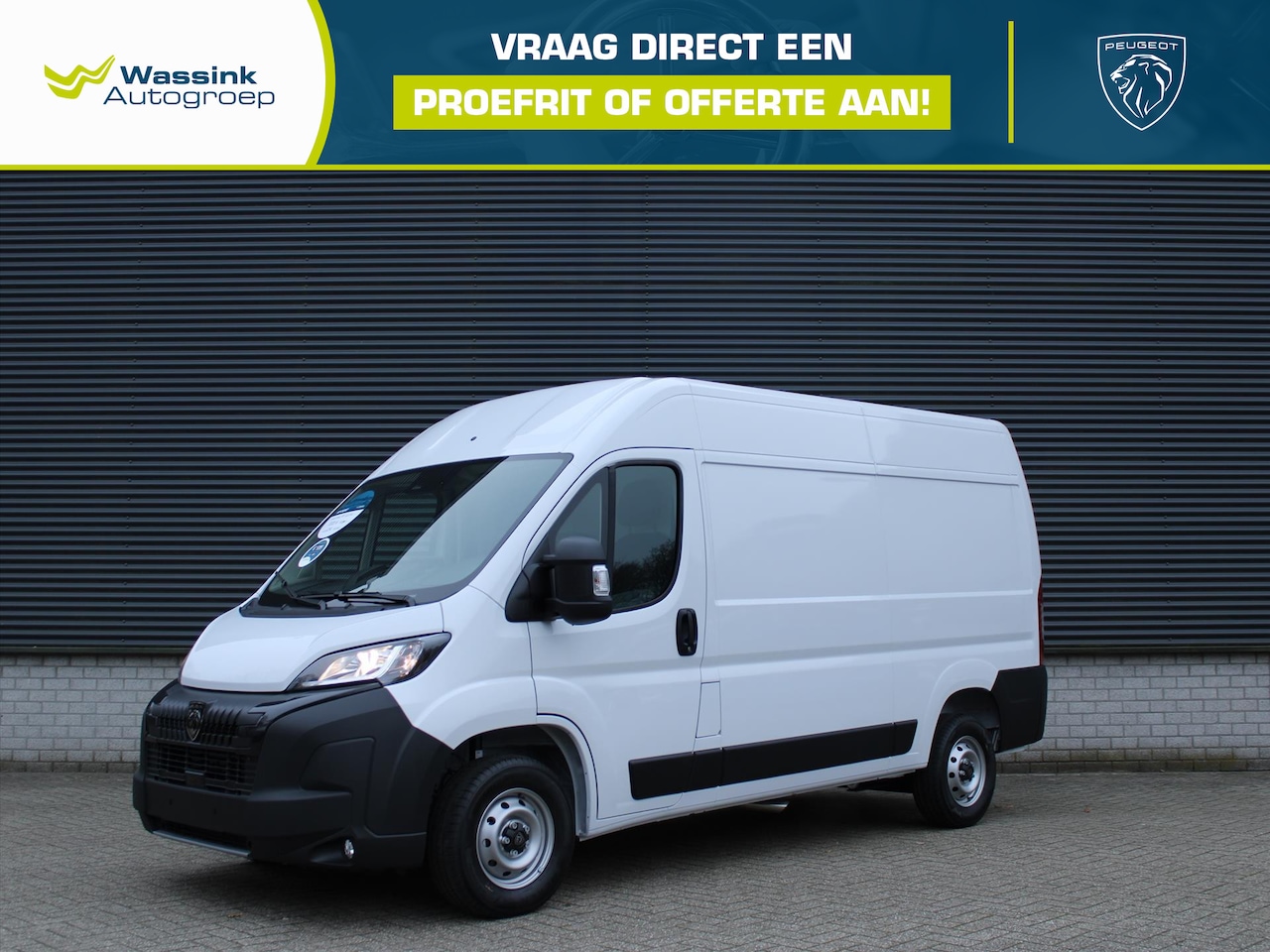 Peugeot Boxer - Zwaar 2.2 HDi 140PK L2H2 3,5T I Trekhaak 3000 kg trekgewicht I Pack Techno Plus I Verzwaar - AutoWereld.nl