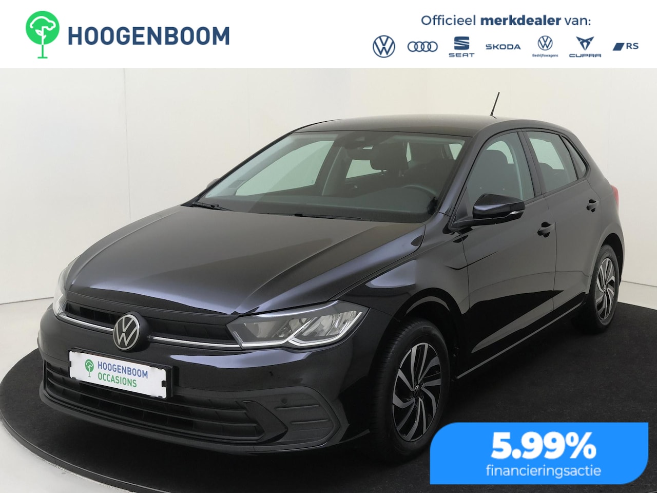 Volkswagen Polo - 1.0 TSI Life Business | Navigatie | Stoelverwarming | Climate control | Adaptieve cruise c - AutoWereld.nl