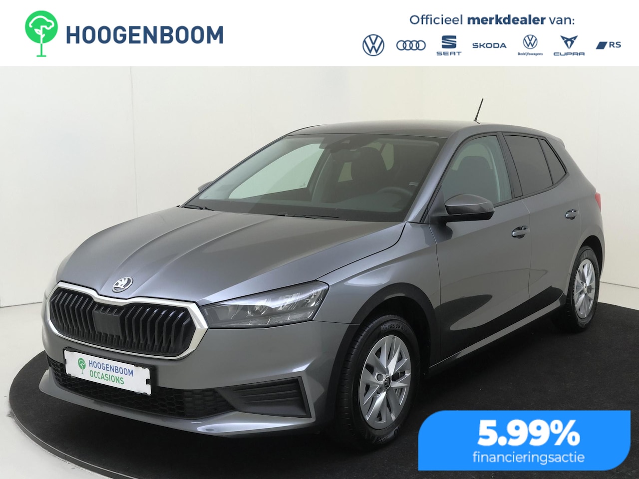 Skoda Fabia - 1.0 TSI Ambition | Airco | CarPlay | Cruise control | Parkeersensoren achter | Lane- en fr - AutoWereld.nl