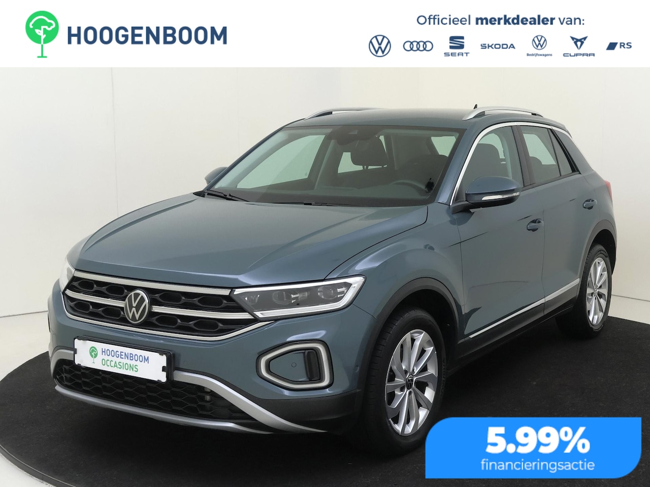 Volkswagen T-Roc - 1.5 TSI Style | Keyless | Parkeerassistent | Adaptieve cruise control | Achteruitrijcamera - AutoWereld.nl
