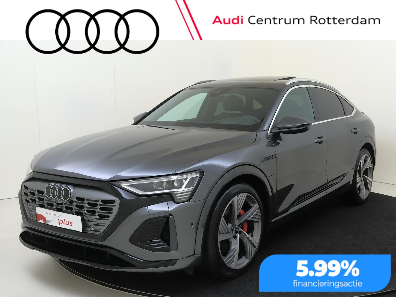 Audi Q8 Sportback e-tron - 55 quattro S Edition 115 kWh | Panoramadak | Trekhaak | Luchtvering | 4-zone airco | 360 c - AutoWereld.nl