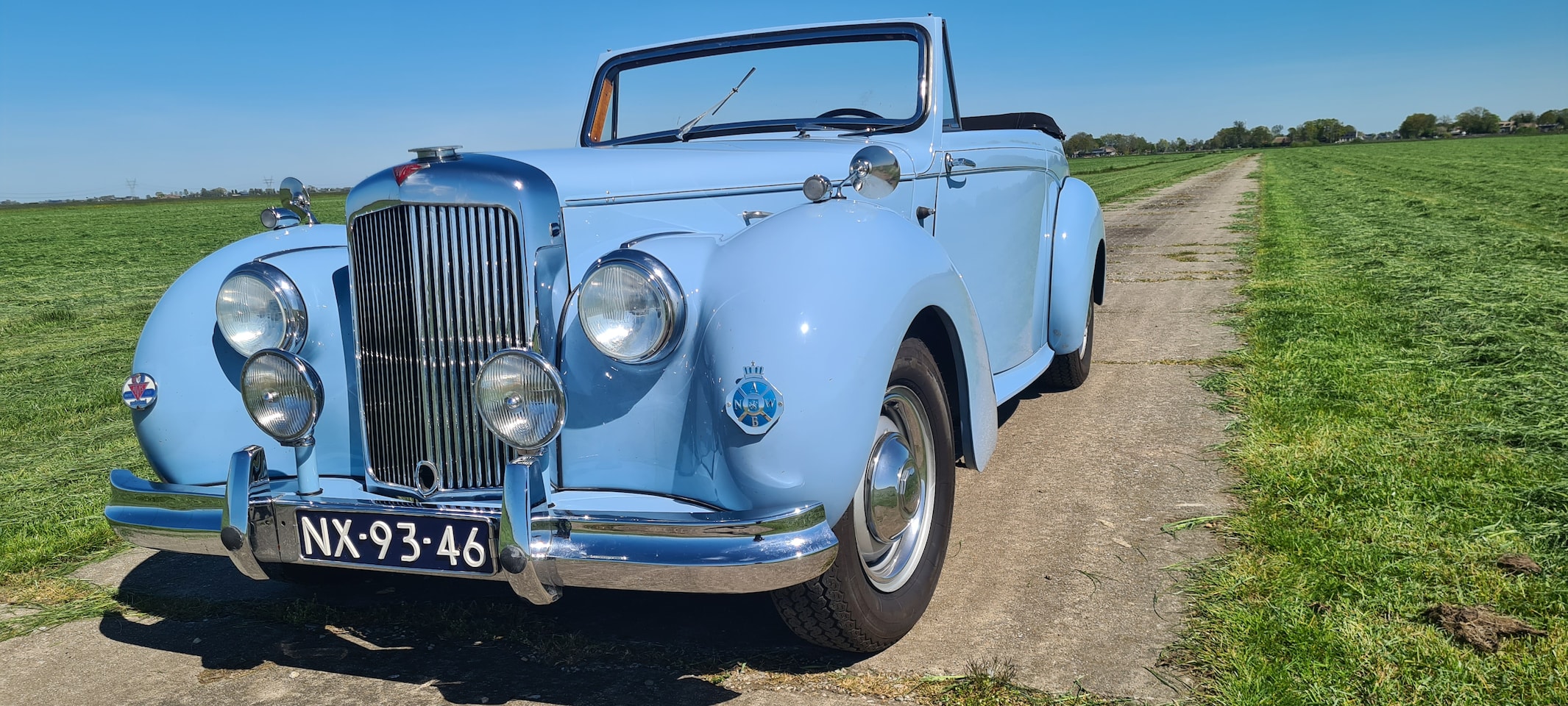 Alvis TA 21 - Drop Head Coupoe Left Hand Drive origineel nederlands - AutoWereld.nl