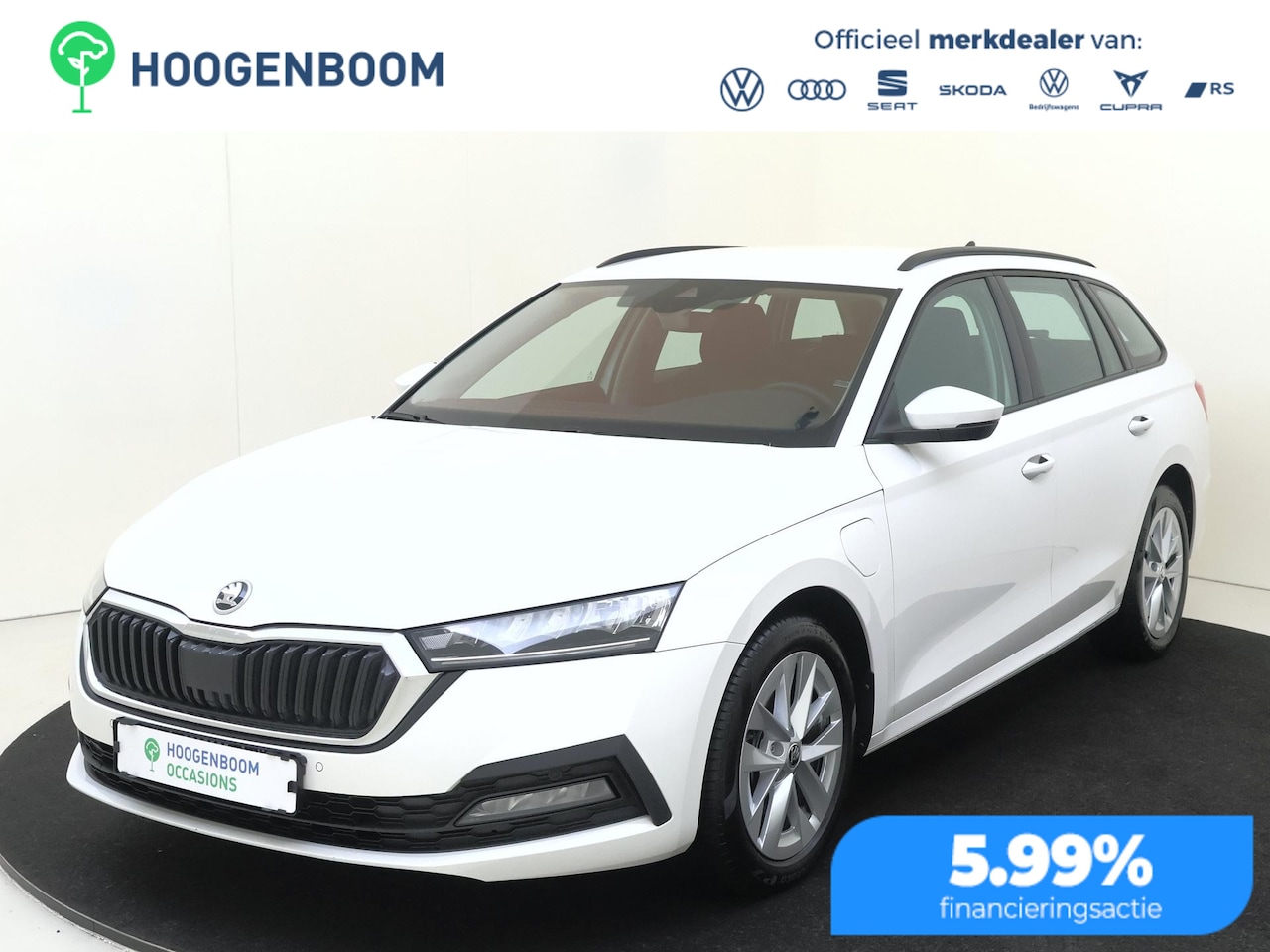 Skoda Octavia Combi - 1.4 TSI iV PHEV Business Edition | Parkeersensoren | CarPlay | Cruise control | Digital co - AutoWereld.nl